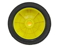 Image 2 for AKA Cityblock 1/8 Buggy Pre-Mounted Tires (2) (Yellow) (Super Soft - Long Wear)